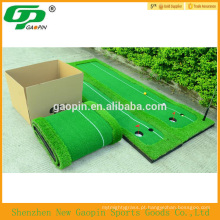 Relva artificial, tapete de golfe artificial indoor, 2015 mais novo putting green / mat